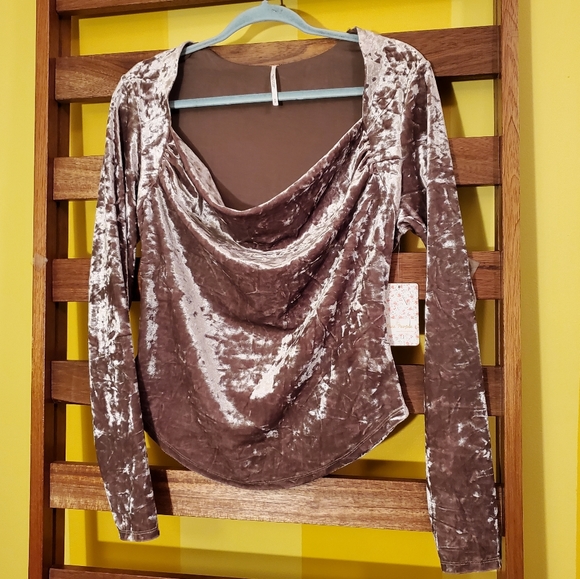 Free People Perfect Date Taupe Stone M - Picture 3 of 8